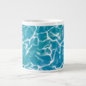 Blauw Zee water* Grote Koffiekop (Voorkant)