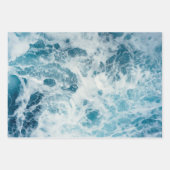 Blauw Zee Water Inpakpapier Vel (Voorkant)