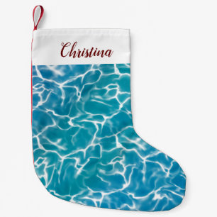 Blauw Zee water * Kleine Kerstsok