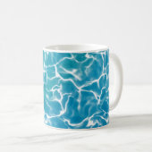 Blauw Zee Water Koffiemok (Voorkant rechts)