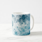Blauw Zee Water Koffiemok (Voorkant rechts)
