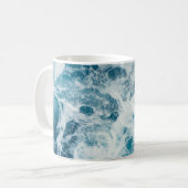 Blauw Zee Water Koffiemok (Voorkant links)