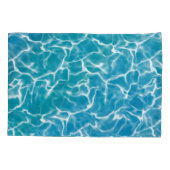 Blauw Zee water* Kussensloop (Achterkant)