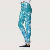 Blauw Zee water* Leggings (Links)
