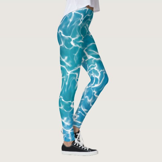 Blauw Zee water* Leggings (Rechts)