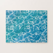 Blauw Zee water* Legpuzzel (Horizontaal)