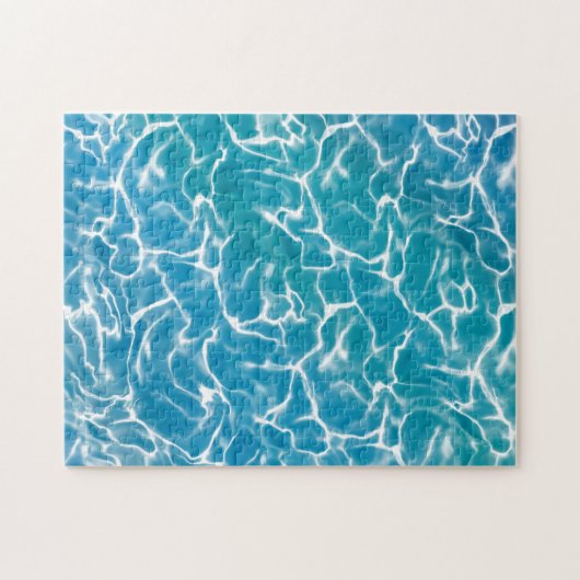 Blauw Zee water* Legpuzzel (Horizontaal)