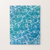 Blauw Zee water* Legpuzzel (Verticaal)