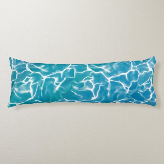 Blauw Zee Water Lichaamskussen (Voorkant)