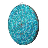 Blauw zee Water met spaarpjes Dartbord (Voorkant Rechts)