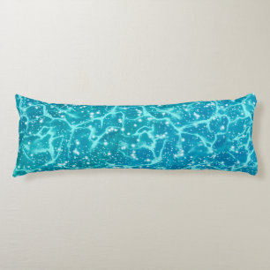 Blauw zee Water met spaarpjes Lichaamskussen