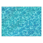Blauw zee Water met spaarpjes Tafelkleed (Voorkant (Horizontaal))