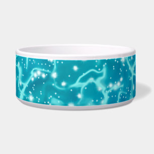 Blauw Zee Water met spaarpjes Voerbakje