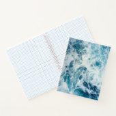 Blauw Zee Water Notitieboek (Binnen)