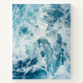 Blauw Zee Water Notitieboek (Achterkant)