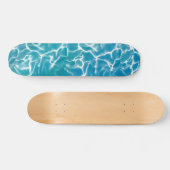 Blauw Zee water* Persoonlijk Skateboard (Horizontaal)