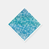 Blauw Zee water* Servet (Hoek)