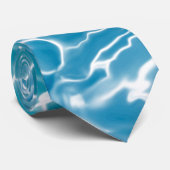 Blauw Zee water* Stropdas (Opgerold)