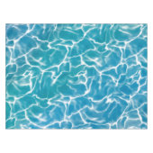 Blauw Zee Water Tafelkleed (Voorkant (Horizontaal))