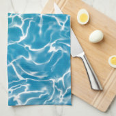 Blauw Zee water* Theedoek (Quarter Fold)