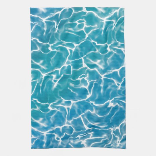 Blauw Zee water* Theedoek (Verticaal)