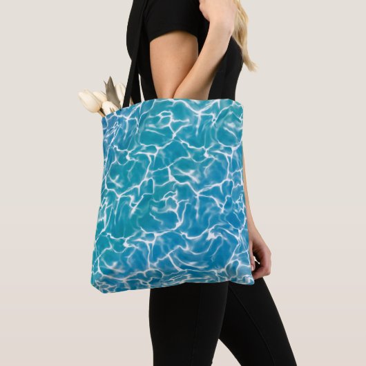 Blauw Zee water * Tote Bag (Dichtbij)