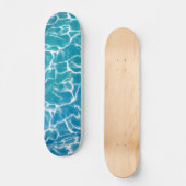 Blauw Zee water * V Skateboard (Voorkant)
