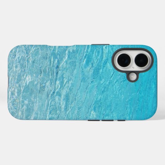Blauw Zee wissen Case-Mate iPhone Case (Achterkant (horizontaal))
