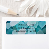  Blauw Zeeen Glas Etiket (Insitu)