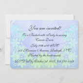 Blauw & Zeegroen en Kant Uitnodiging (Voorkant)