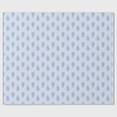 Blauw Zeeschelp Patroon . Cadeaupapier (Vlak)