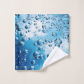 Blauw zeewater bad handdoek (Wasdoekje)