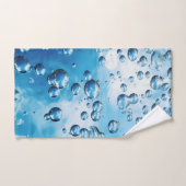 Blauw zeewater bad handdoek (Handdoek)