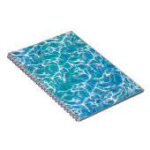 Blauw zeewater* notitieboek (Rechterzijde)