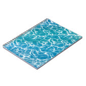 Blauw zeewater* notitieboek (Linkerzijde)