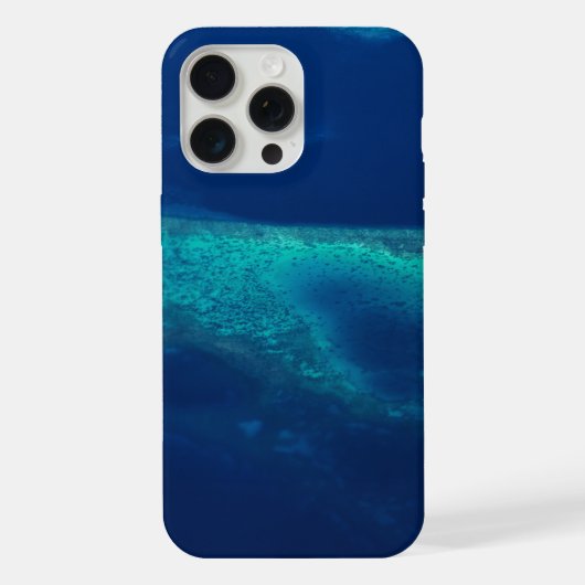 Blauw Zeezicht iPhone Hoesje (Achterkant)