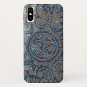 Blauw Zen Yoga Meditatie OM Aum Mantra Ajna Case-Mate iPhone Case