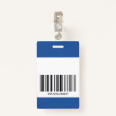 Blauw Ziekenhuis Verpleegkundige Medisch Medewerke Badge (Achterkant met clip)