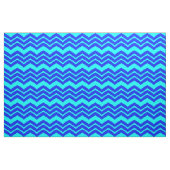 Blauw Zig Zag Chevron Patroon Design Stof (Fat Quarter)