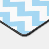 Blauw zigzag, Blauwe Chevron, Geometrisch Patroon Bureaumat (Hoek)