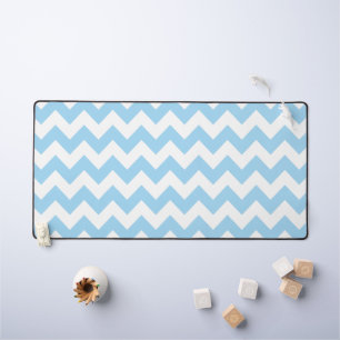 Blauw zigzag, Blauwe Chevron, Geometrisch Patroon Bureaumat