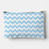 Blauw zigzag, Blauwe Chevron, Geometrisch Patroon Etui (Achterkant)