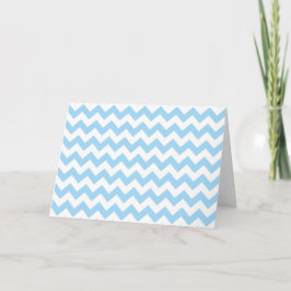 Blauw zigzag, Blauwe Chevron, Geometrisch Patroon Kaart