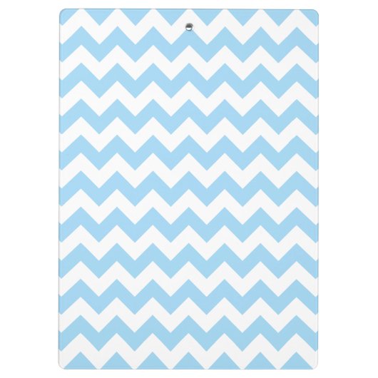 Blauw zigzag, Blauwe Chevron, Geometrisch Patroon Klembord (Achterkant)