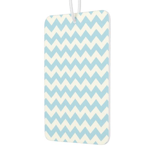 Blauw zigzag, Blauwe Chevron, Geometrisch Patroon Luchtverfrisser (Links)