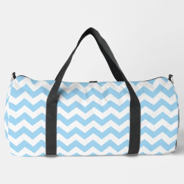 Blauw zigzag, Blauwe Chevron, Geometrisch Patroon Plunjezak