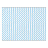 Blauw zigzag, Blauwe Chevron, Geometrisch Patroon Tafelkleed (Voorkant (Horizontaal))