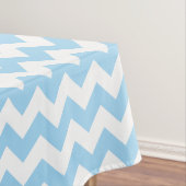 Blauw zigzag, Blauwe Chevron, Geometrisch Patroon Tafelkleed (Voorbeeld)
