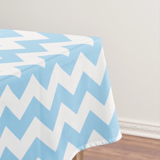 Blauw zigzag, Blauwe Chevron, Geometrisch Patroon Tafelkleed (Voorbeeld)