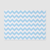 Blauw zigzag, Blauwe Chevron, Geometrisch Patroon Tissuepapier (Voorkant)
